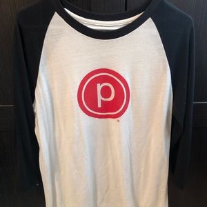 Pure Barre Baseball Tee 3/4 length sleeve - Size M